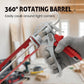 🔫 60% DE RÉDUCTION ! 🛠️ Pistolet à Mastic Amélioré – Canon Rotatif, Grattoir Inclus & Précision Pro pour Rénovation ✨