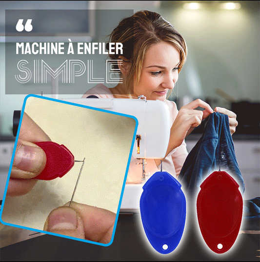 🧵 50% DE RÉDUCTION 📍 Machine à enfiler simple pour machines à coudre – Rapide, pratique & sans prise de tête – gain de temps et de frustration ✨