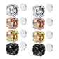 💎 50% DE RÉDUCTION ✨ Boucles d'Oreilles à Clip Magnétique en Zirconium – Sans perçage, 5 couleurs & 2 tailles (6-8 mm) – Élégantes, confortables & parfaites pour toutes les oreilles 💖