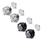 💎 50% DE RÉDUCTION ✨ Boucles d'Oreilles à Clip Magnétique en Zirconium – Sans perçage, 5 couleurs & 2 tailles (6-8 mm) – Élégantes, confortables & parfaites pour toutes les oreilles 💖