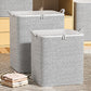 📦 50% DE RÉDUCTION! 🛏️ Boîte de Rangement Extra-Large – Jusqu'à 220L, Avec Couvercle & Idéale Pour Couvertures & Vêtements ✨