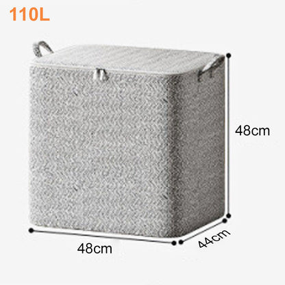 📦 50% DE RÉDUCTION! 🛏️ Boîte de Rangement Extra-Large – Jusqu'à 220L, Avec Couvercle & Idéale Pour Couvertures & Vêtements ✨