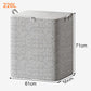 📦 50% DE RÉDUCTION! 🛏️ Boîte de Rangement Extra-Large – Jusqu'à 220L, Avec Couvercle & Idéale Pour Couvertures & Vêtements ✨