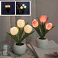💡 50% DE RÉDUCTION! 🌷 Lampe de Table LED en Forme de Tulipe – Design Réaliste, Lumière Douce & Parfaite Pour La Chambre, Le Salon Ou En Cadeau 🎁