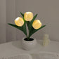 💡 50% DE RÉDUCTION! 🌷 Lampe de Table LED en Forme de Tulipe – Design Réaliste, Lumière Douce & Parfaite Pour La Chambre, Le Salon Ou En Cadeau 🎁