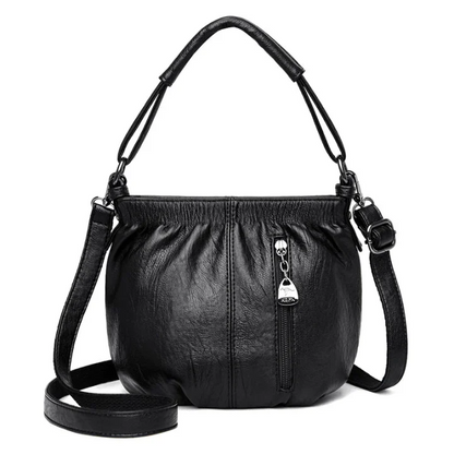 👜 60% DE RÉDUCTION ! 💼 Sac à main cube en cuir – Design plissé, Léger & Polyvalent ✨