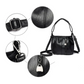 👜 60% DE RÉDUCTION ! 💼 Sac à main cube en cuir – Design plissé, Léger & Polyvalent ✨