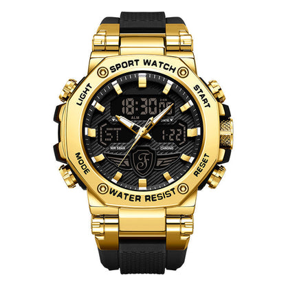 ⌚ 60% DE RÉDUCTION ! 🌙 Montre Multifonction Homme – Double Affichage, Étanchéité 50m & Rétroéclairage 🔋