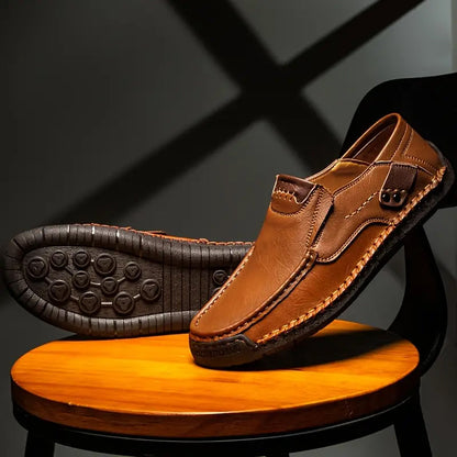 👞 60% DE RÉDUCTION ! ✨ Chaussures Classiques en Cuir de Veau pour Homme – Confort Toute la Journée, Cuir Souple & Semelle Antidérapante 🧱