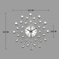 🕰️ 60% DE RÉDUCTION ! 💎 Horloge Murale à Paillettes – Design Luxueux, Mouvement Silencieux & Élément Décoratif Élégant ✨