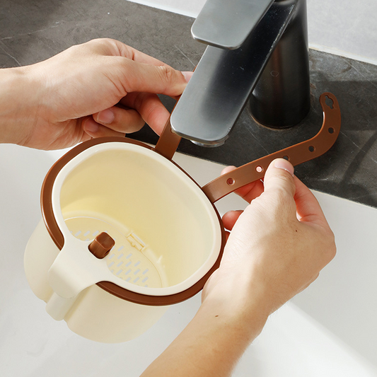🧽 50% DE RÉDUCTION ! 🚰 Panier de Vidange d‘Évier – Forte Succion, Égouttoir & Design Gain de Place ✨
