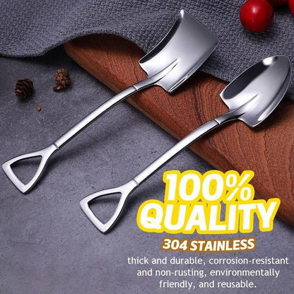 🍨 50% DE RÉDUCTION ! ✨ Cuillères Créatives pour Dessert (3PCS) – Design Unique, Idéales pour Fruits et Glaces & Parfaites pour Cadeau 🍨