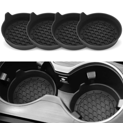 🚗 50% DE RÉDUCTION! 🧼 Dessous de Verre en Silicone pour Porte-Gobelet – Flexible, Facile À Nettoyer & Parfait Pour Recueillir Les Gouttes Et La Saleté Dans La Voiture 🧽