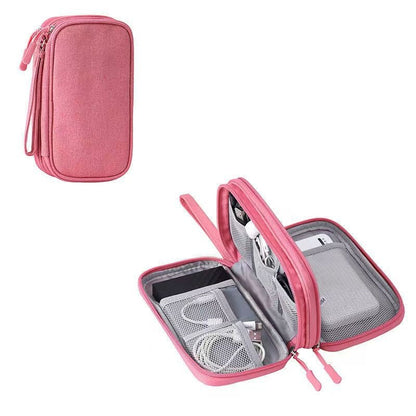 💼 50% DE RÉDUCTION! 💻 Sac de Voyage Portable à Double Couche – Organisation pour Appareils Électroniques, Protection Antichoc & Léger 🛫