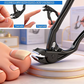 ✂️ ACHETEZ 2, OBTENEZ 1 GRATUIT ! 💅 Coupe-ongles en acier inoxydable avec lames incurvées de précision – Idéal pour les ongles épais et les personnes âgées – coupe nette et sûre ✨