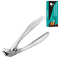 ✂️ ACHETEZ 2, OBTENEZ 1 GRATUIT ! 💅 Coupe-ongles en acier inoxydable avec lames incurvées de précision – Idéal pour les ongles épais et les personnes âgées – coupe nette et sûre ✨