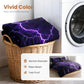 🛏️ 50% DE RÉDUCTION ! ⚡ Housse de couette Purple Lightning – Lot de 3 pièces, Matière respirante & Design électrisant 🌙