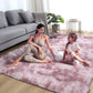 🌈 50% DE RÉDUCTION ! 🐾 Tapis de Sol en Peluche à Couleur Dégradée – Ultra-Doux, Antidérapant & Grand Confort 🏠