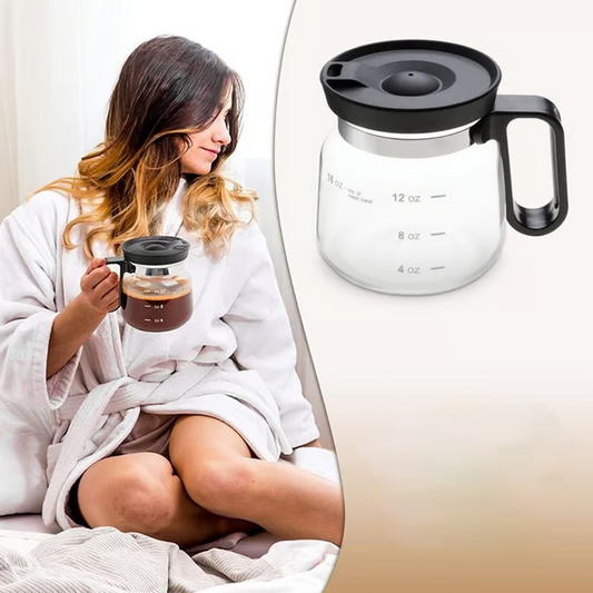 ☕ 60% DE RÉDUCTION! ✨ Mug à Café Style Cafetière en Verre avec Couvercle – Élégant, Résistant & Parfait Pour Les Amateurs de Café 💖