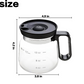 ☕ 60% DE RÉDUCTION! ✨ Mug à Café Style Cafetière en Verre avec Couvercle – Élégant, Résistant & Parfait Pour Les Amateurs de Café 💖