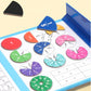 🧩 60% DE RÉDUCTION ! 🏆 Puzzle de Fractions Magnétiques pour Enfants – Apprentissage Ludique, Pièces Aimantées & Design de Livre Pratique 📚