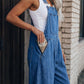 👖 50% DE RÉDUCTION ✨ Salopette débardeur en jeans – Coupe large & légère – Décontractée, pratique & parfaite pour les journées chaudes, la plage ou les festivals 🌞