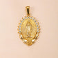 🙏 60% DE RÉDUCTION ! ✨ Pendentif Vierge Marie en Acier Doré – Design Délicat, Chaine Ajustable & Fini Durable 💛