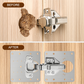 🚪 50% DE RÉDUCTION! 🔧 Plaque de réparation charnière – Inox, double renfort & anticorrosion ✨