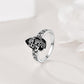 🌸 50% DE RÉDUCTION ! 💍 Bague vintage bohème à motif floral – Artisanat détaillé, Style romantique & Ajustable ✨
