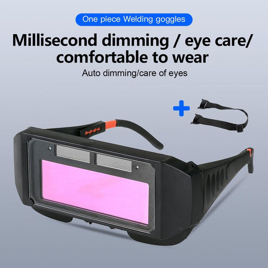 🛡️ 50% DE RÉDUCTION ⚡ Lunettes de soudage à obscurcissement automatique – Solaires, anti-UV/IR & monture ajustable – Idéales pour le soudage, le meulage ou les travaux de précision – sécurité et confort visuel 🔥✨