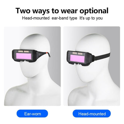 🛡️ 50% DE RÉDUCTION ⚡ Lunettes de soudage à obscurcissement automatique – Solaires, anti-UV/IR & monture ajustable – Idéales pour le soudage, le meulage ou les travaux de précision – sécurité et confort visuel 🔥✨