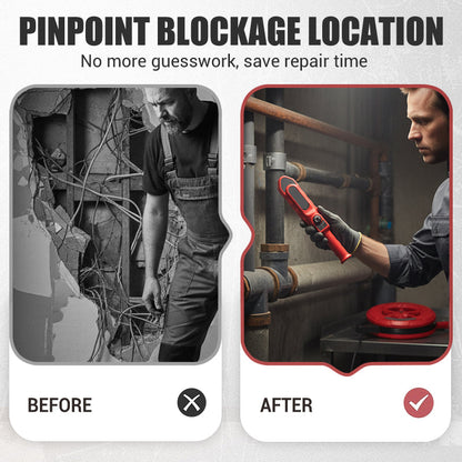 🔧 60% DE RÉDUCTION! 📏 Détecteur Professionnel de Bouchons – Mesure de Profondeur, Caméra HD Étanche & Écran LCD pour Diagnostics Précises 🚿