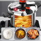 🍲 50% DE RÉDUCTION! 🔥 Cocotte-Minute en Acier Inoxydable – Polyvalente, Sécurisée, Compatible Avec Toutes Les Plaques De Cuisson & Parfaite Pour Une Cuisson Rapide Et Saine 🥘