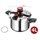 🍲 50% DE RÉDUCTION! 🔥 Cocotte-Minute en Acier Inoxydable – Polyvalente, Sécurisée, Compatible Avec Toutes Les Plaques De Cuisson & Parfaite Pour Une Cuisson Rapide Et Saine 🥘