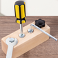🧸 50% DE RÉDUCTION! 🧱 Jouet Montessori en Bois – Planche avec Vis et Tournevis, Développe la Motricité Fine & Apprentissage Pratique 🔩