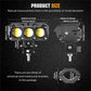 🏍️ 50% DE RÉDUCTION 💡 Feux auxiliaires LED moto – 4500 Lumens, 2 modes (jaune/blanc) & IP67 – Visibilité renforcée, étanches – idéaux pour la route ou le tout-terrain 🔦🌧️✨