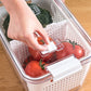 🥗 50% DE RÉDUCTION ! 🎁 Conteneur de Stockage pour Fruits & Légumes Frais – Maintient la Fraîcheur, Design Aéré & Économe en Espace 🧊