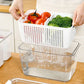 🥗 50% DE RÉDUCTION ! 🎁 Conteneur de Stockage pour Fruits & Légumes Frais – Maintient la Fraîcheur, Design Aéré & Économe en Espace 🧊
