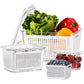 🥗 50% DE RÉDUCTION ! 🎁 Conteneur de Stockage pour Fruits & Légumes Frais – Maintient la Fraîcheur, Design Aéré & Économe en Espace 🧊