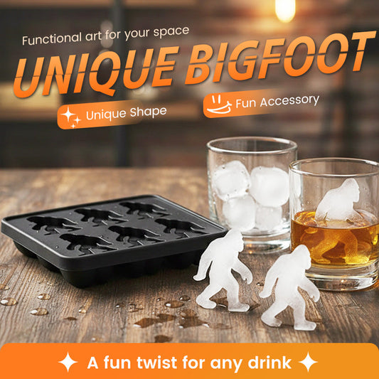 ❄️ ACHETEZ 2, OFFERT 1 ! 🦶 Bac à Glaçons en Silicone Bigfoot – Design Amusant, Flexibilité Facile à Démouler & Sans BPA pour Boissons 💎