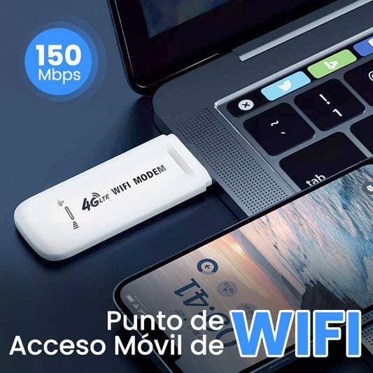 📶 60% DE RÉDUCTION ! ✈️ Point d’Accès WiFi 4G LTE Portable USB – 150 Mbps, Jusqu’à 10 Utilisateurs & Plug-and-Play 🌐