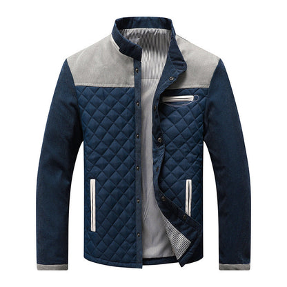 🧥 60% DE RÉDUCTION! 🧵 Veste Matelassée Homme à Col Montant – Léger et Chaud, Déperlant & Design Minimaliste Élégant 🛡️