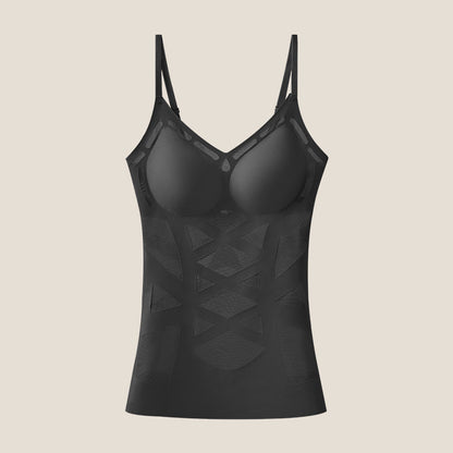 👙 50% DE RÉDUCTION! 👚 Camisole Gainante Femme – Soutien-Gorge Intégré, Tissu Respirant & Maintien Confortable pour une Silhouette Affinée ✨