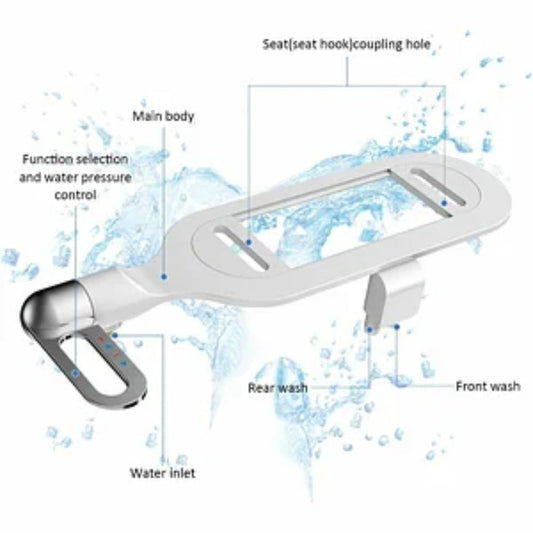 🚽 60% DE RÉDUCTION ! 💦 Bidet à Double Buse sans Électricité – Propreté Supérieure, Économique & Installation Facile 🌿