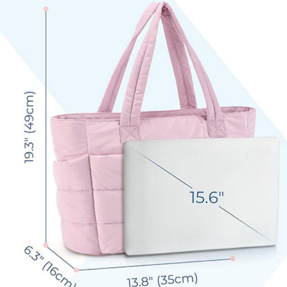 👜 60% DE RÉDUCTION ! ✨ Sac Fourre-Tout Léger Rose Vif pour Femme – Spacieux, Polyvalent & Style Tendance 👛