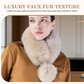 🧣 50% DE RÉDUCTION! ❄️ Écharpe en Fausse Fourrure avec Fermeture Magnétique – Douce, Chaud et Élégant Design pour l‘Hiver ⛄