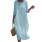 🌸 50% DE RÉDUCTION + LIVRAISON OFFERTE ! ✨ Robe Midi Brodée Décontractée – Nouveauté 2026 – Tissu Léger, Broderie Élégante & Chic Quotidien 🎀