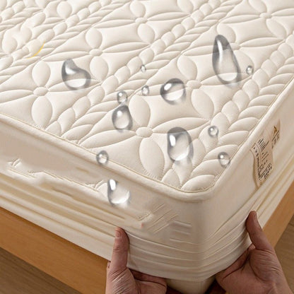 🛏️ 50% DE RÉDUCTION ! 🛡️ Protège-Matelas Imperméable Matelassé – Doux au Toucher, Lavable en Machine & Anti-Allergène 🌙