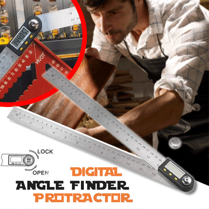 📐 60% DE RÉDUCTION ! 📏 Rapporteur Numérique – Mesure Précise, Écran LCD Clair & Design Ergonomique 🛠️