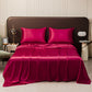 🛏️ 50% DE RÉDUCTION ! ✨ Drap Plat en Satin Uni – Toucher Extrêmement Doux, Sensation Apaisante & Idéal pour le Sommeil 😴